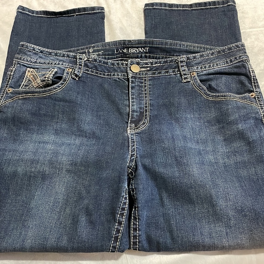 Lane Bryant Genius Fit Crop Jeans - Picture 3 of 11